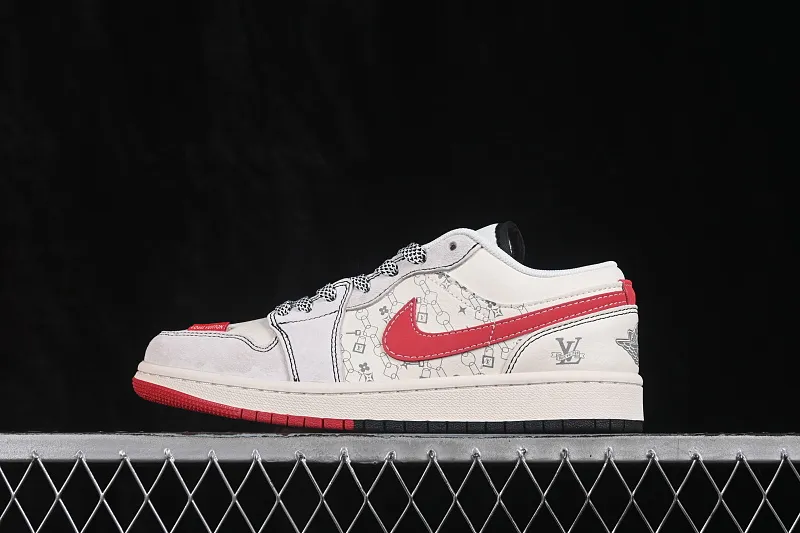 All categories Air Jordan Jordan series basketball shoes Air Jordan 1 Low High-end customized low-top sneakers Air Jordan 1 Low OG SP AJ1 Joe 1 joint model low-top cultural casual sneakers CW6688-115